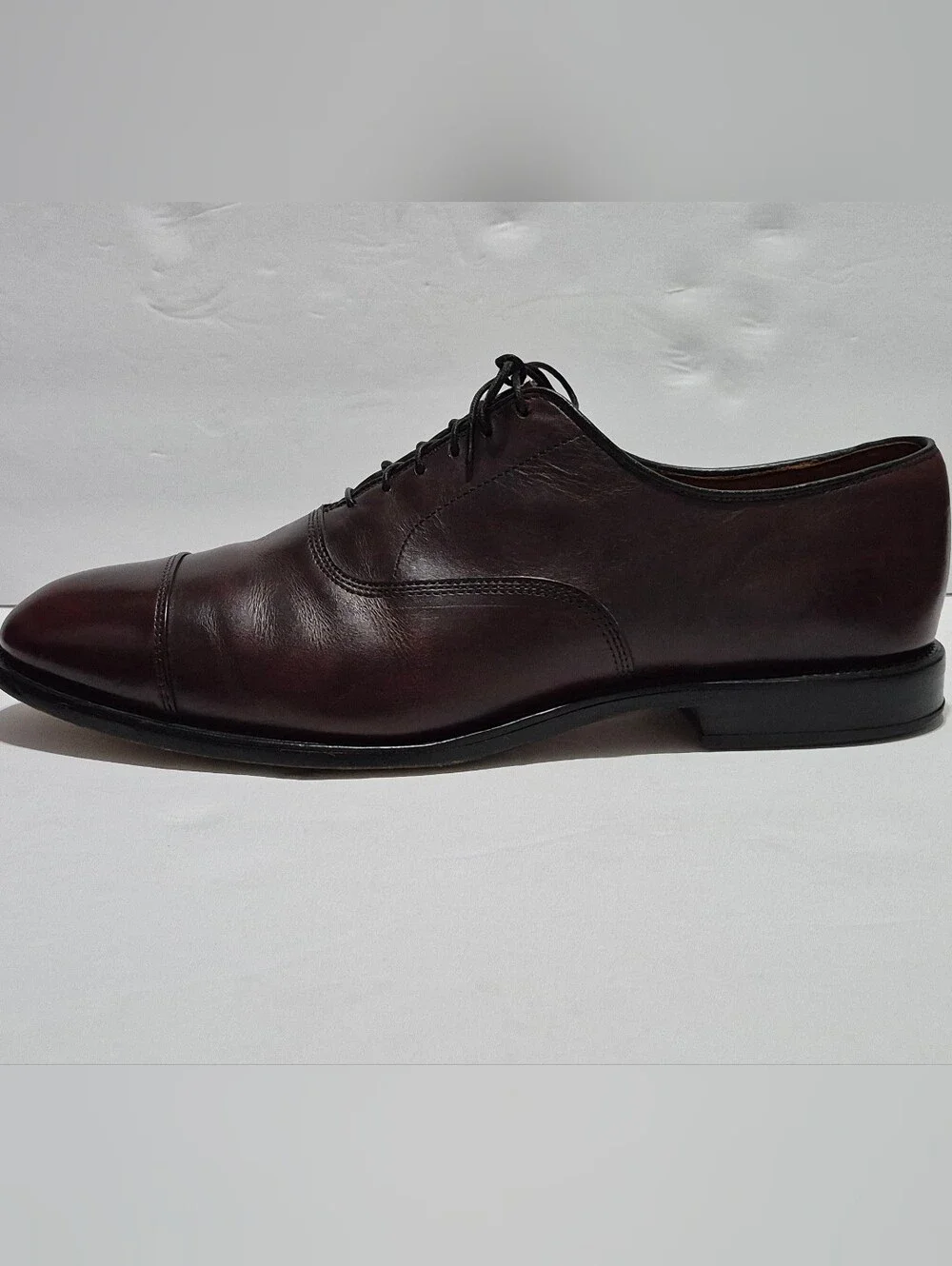 Allen Edmonds Park Avenue Cap-Toe Oxford Shoes Size 11.5 D. Burgundy.